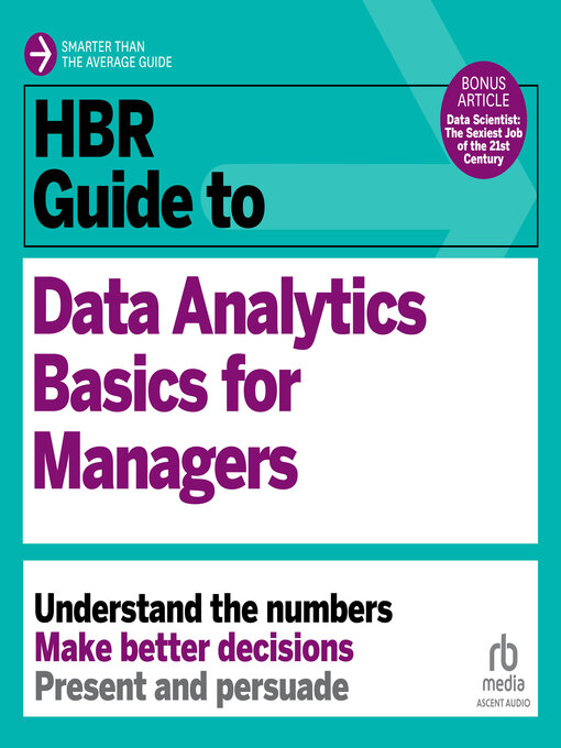 Title details for HBR Guide to Data Analytics Basics for Managers by Harvard Business Review - Wait list